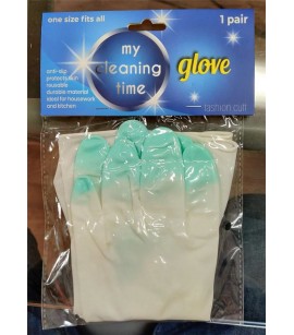 My Cleaning Time Fingers Dipped Glove. One Size Fits All. 91080 Pairs. EXW Los Angeles